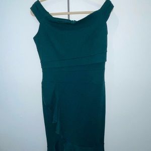 Emerald Green Wedding Guest Dress Size Large